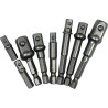 YATO Set 8 adaptoare cu prindere hexagonala 1/4'', 3/8'', 1/2''