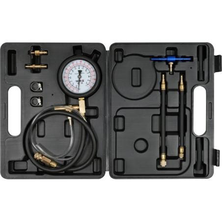 YATO Set tester presiune injectie motoare benzina, 12 buc, 0-0.7 MPa