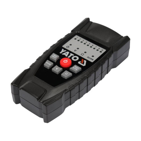 YATO Localizator si tester pentru verificarea cablurilor de retea RJ11 RJ45, rezistent la interferente