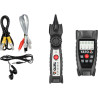 YATO Localizator si tester pentru verificarea cablurilor de retea RJ11 RJ45, rezistent la interferente