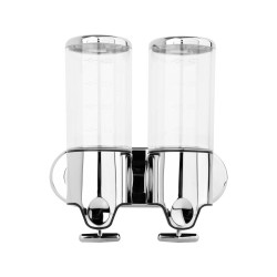 FALA Dispenser dublu sapun lichid, plastic, 2 x 500 ml