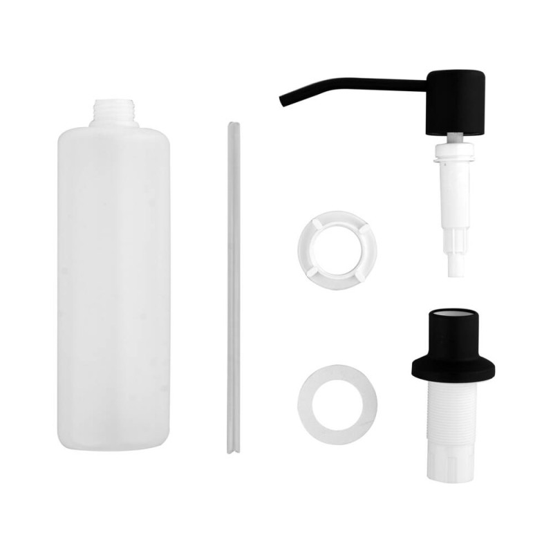 FALA Dozator sapun lichid, capacitate 330 ml, culoare negru