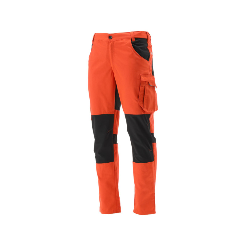 YATO Pantalon de lucru stretch, orange/portocaliu, marimea XL