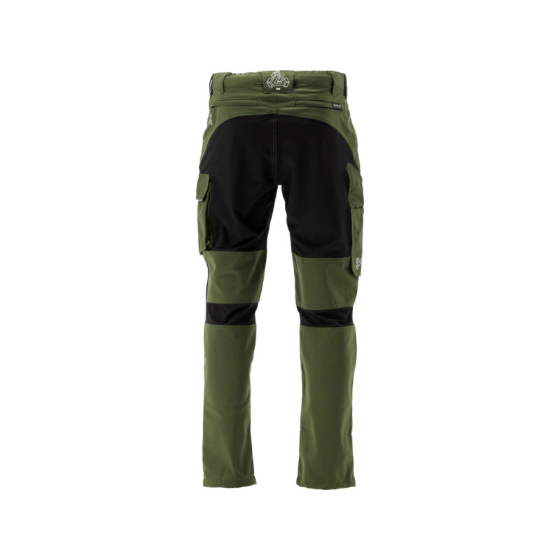YATO Pantalon de lucru stretch, kaki/verde, marimea M