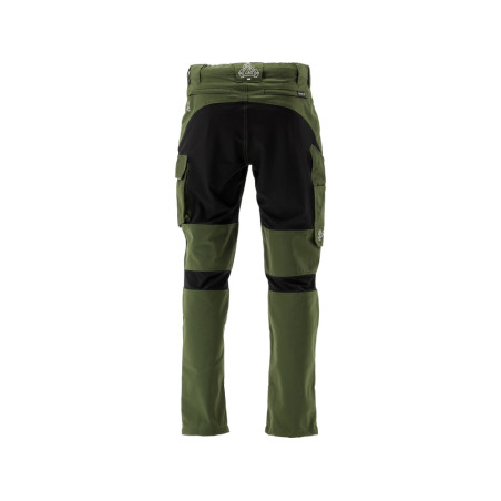 YATO Pantalon de lucru stretch, kaki/verde, marimea L