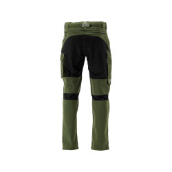 YATO Pantalon de lucru stretch, kaki/verde, marimea 2XL
