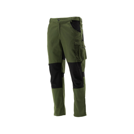 YATO Pantalon de lucru stretch, kaki/verde, marimea 2XL