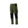 YATO Pantalon de lucru stretch, kaki/verde, marimea 2XL