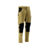 YATO Pantalon de lucru stretch, kaki/mustar, marimea 3XL