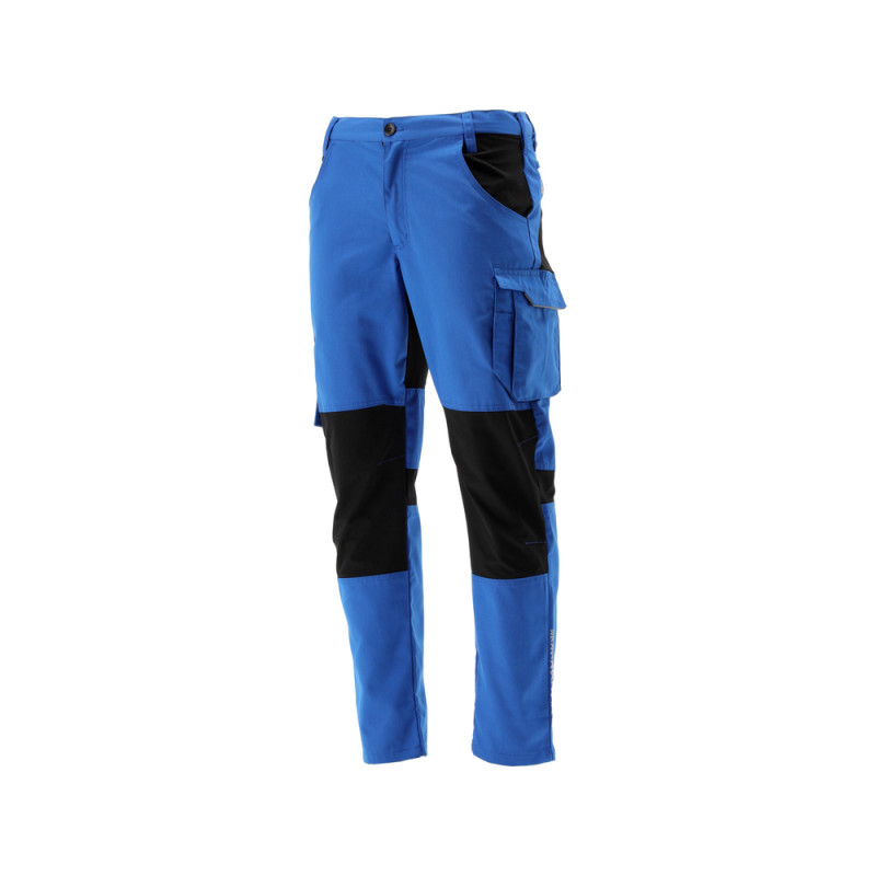 YATO Pantalon de lucru stretch, albastru, marimea L