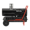 YATO Tun de caldura pe motorina, 20 kW, 600 m3/h, 38 l, ardere indirecta, monofazat