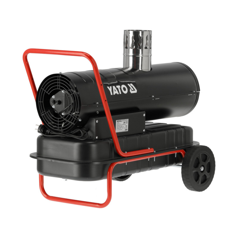 YATO Tun de caldura pe motorina, 20 kW, 600 m3/h, 38 l, ardere indirecta, monofazat