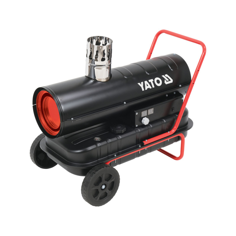 YATO Tun de caldura pe motorina, 30 kW, 795 m3/h, 50 l, ardere indirecta, monofazat