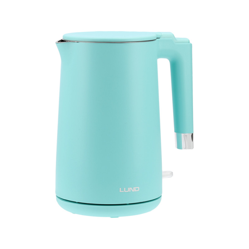 LUND Fierbator electric 2200 W, capacitate 1.5 l, turcoaz, cool touch