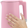 LUND Fierbator electric 2200 W, capacitate 1.5 l, roz, cool touch