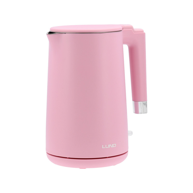 LUND Fierbator electric 2200 W, capacitate 1.5 l, roz, cool touch