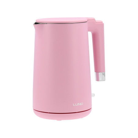 LUND Fierbator electric 2200 W, capacitate 1.5 l, roz, cool touch