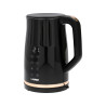 LUND Fierbator electric 2200 W, capacitate 1.7 l, negru, controlul temperaturii