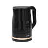 LUND Fierbator electric 2200 W, capacitate 1.7 l, negru, controlul temperaturii