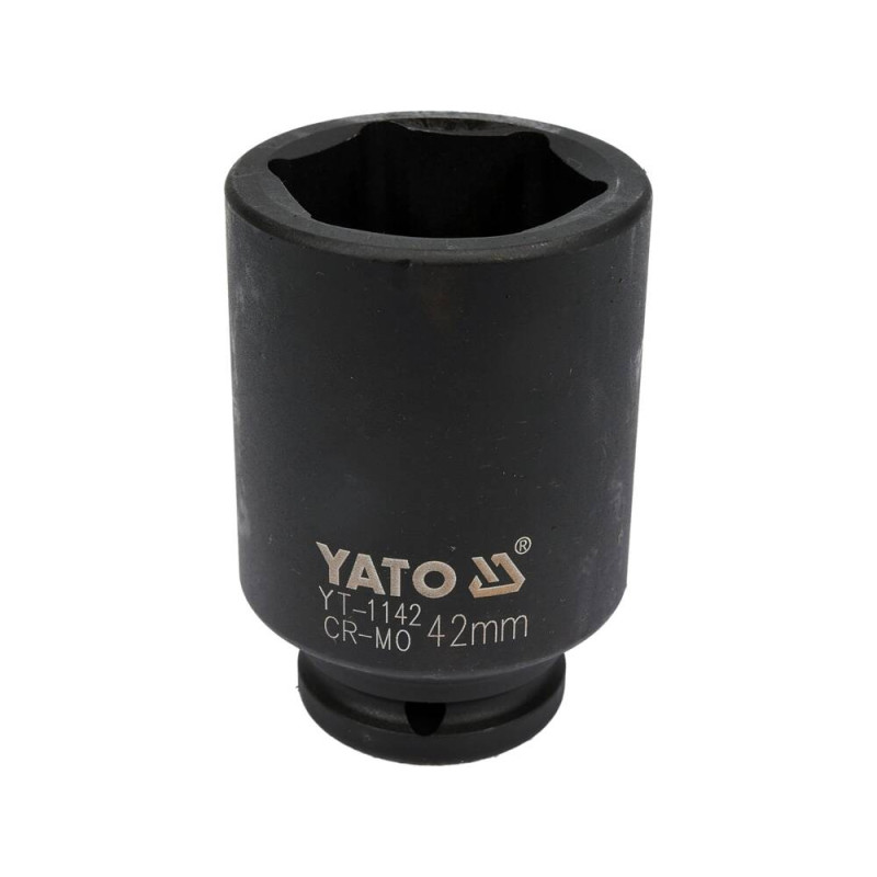 YATO Cheie tubulara hex. de impact adanca 42 mm, prindere patrat 3/4"