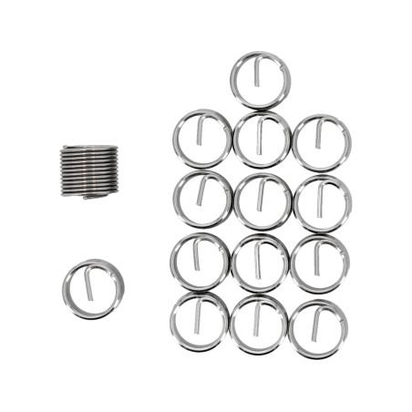 YATO Set insertie spirala pentru reparare filete, M10x1.25x15mm,15 buc