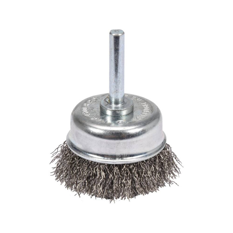 YATO Perie tip cupa cu ax, sarma inox, diametru 50 mm