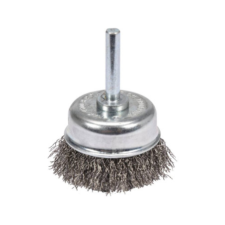 YATO Perie tip cupa cu ax, sarma inox, diametru 50 mm
