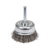 YATO Perie tip cupa cu ax, sarma inox, diametru 50 mm