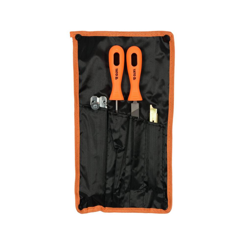 YATO Set ascutit lant drujba 4.5 mm, 4 piese