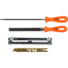 YATO Set ascutit lant drujba 4.5 mm, 4 piese