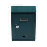 VOREL Cutie postala verde, 285 x 200 x 60 mm