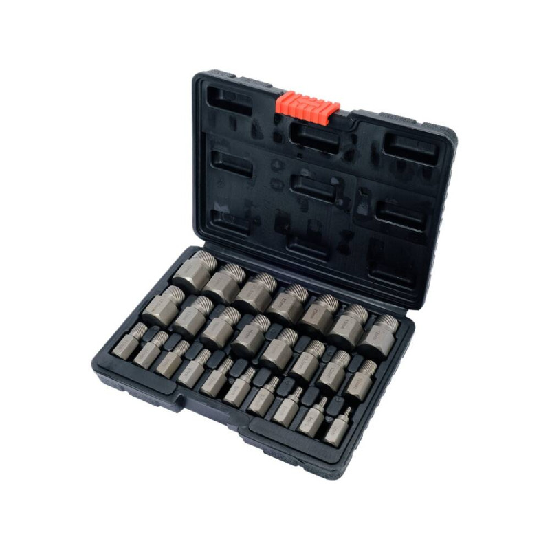 YATO Set extractoare suruburi deteriorate, 25 piese