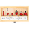 YATO Set 6 freze pentru lemn, prindere 6 mm