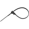 YATO Set 50 coliere negre, de plastic, dimensiune 7.6X350 mm