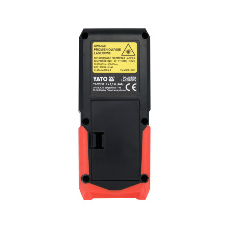 YATO Telemetru laser, domeniu de masurare 50 m, precizie de masurare 2 mm
