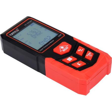YATO Telemetru laser, domeniu de masurare 50 m, precizie de masurare 2 mm