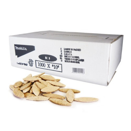 MAKITA Dibluri plate din lemn (biscuiti), Tip 10, 20x54 mm, 1000 buc