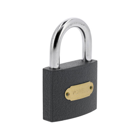 VOREL Lacat din fonta 63 mm, 3 chei
