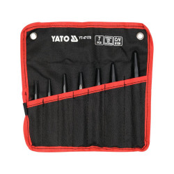 YATO Set de 7 punctatoare, CrV