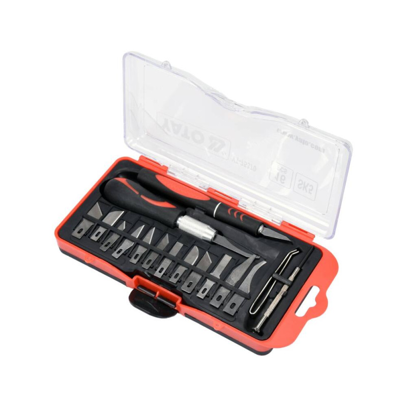 YATO Set 16 piese cutite de precizie prelucrare lemn