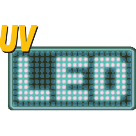 YATO Set lanterna UV 100 LED-uri si ochelari de protectie