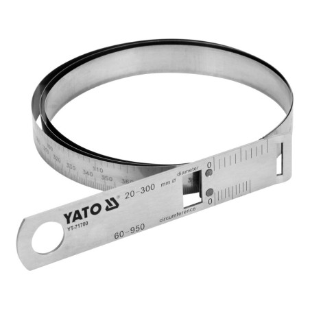 YATO Banda din otel pentru masurarea diametrului, 60-950/0.1 mm