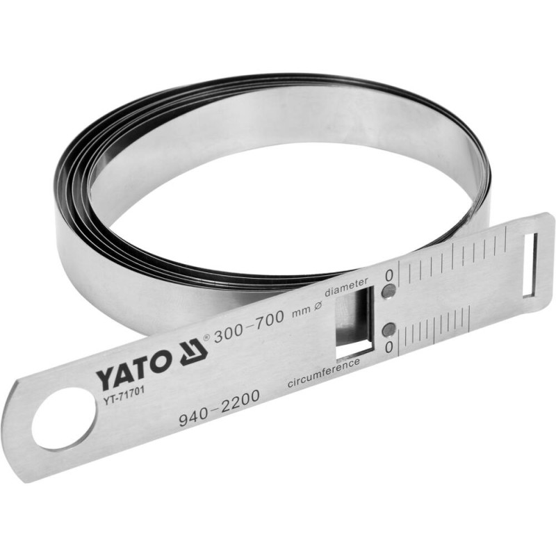 YATO Banda din otel pentru masurarea diametrului, 940-2200/0.1 mm