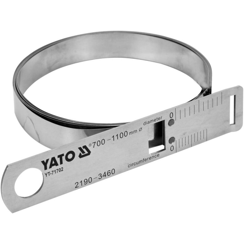 YATO Banda din otel pentru masurarea diametrului, 2190-3460/0.1 mm
