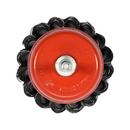 YATO Perie cupa ax 65 mm, toroane din sarma inox