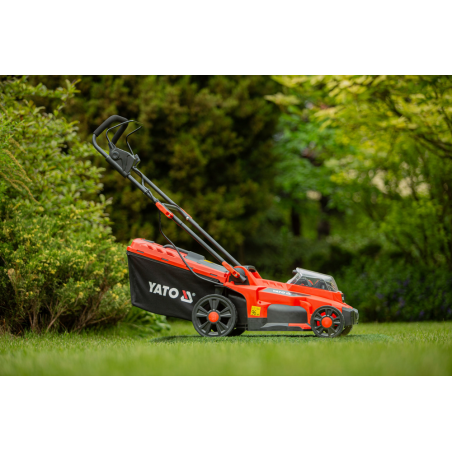 YATO Masina de tuns iarba 43cm compatibila cu acumulatori Li-Ion 2x18V