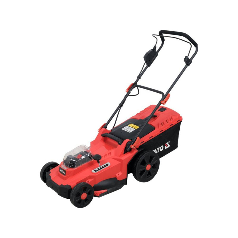 YATO Masina de tuns iarba 43cm compatibila cu acumulatori Li-Ion 2x18V