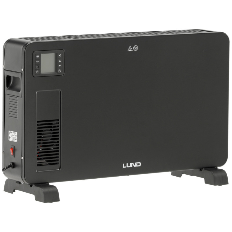 LUND Convector electric 2300W, LCD, ventilator
