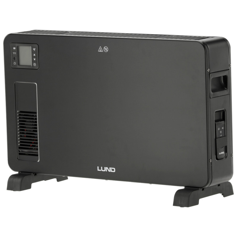 LUND Convector electric 2300W, LCD, ventilator