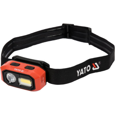 YATO Lanterna de cap Aluminiu/ABS, LED, 480 lm, IP54